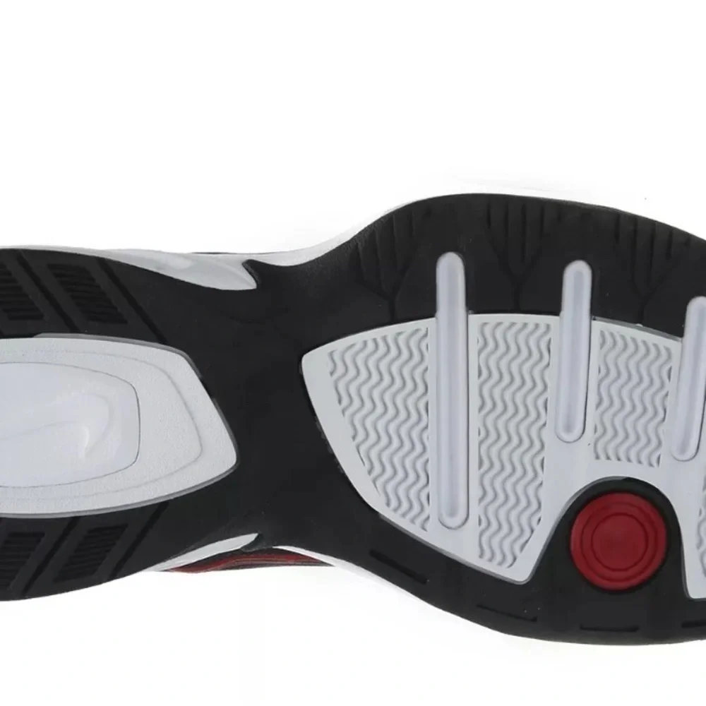 Nike Air Monarch IV 4 White Black Red Men Casual Dad Chunky Shoes 415445-101